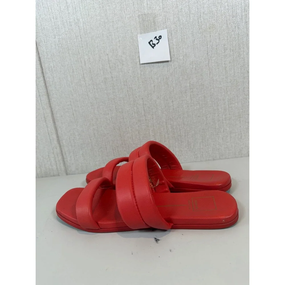 Dolce Vita Adore Slide Sandal In Orange Red‎ Size 9.5